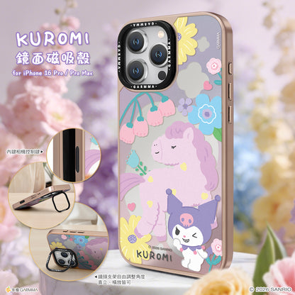 GARMMA Sanrio Characters Year of the Horse MagSafe Mirror Back Lens Stand Case Cover