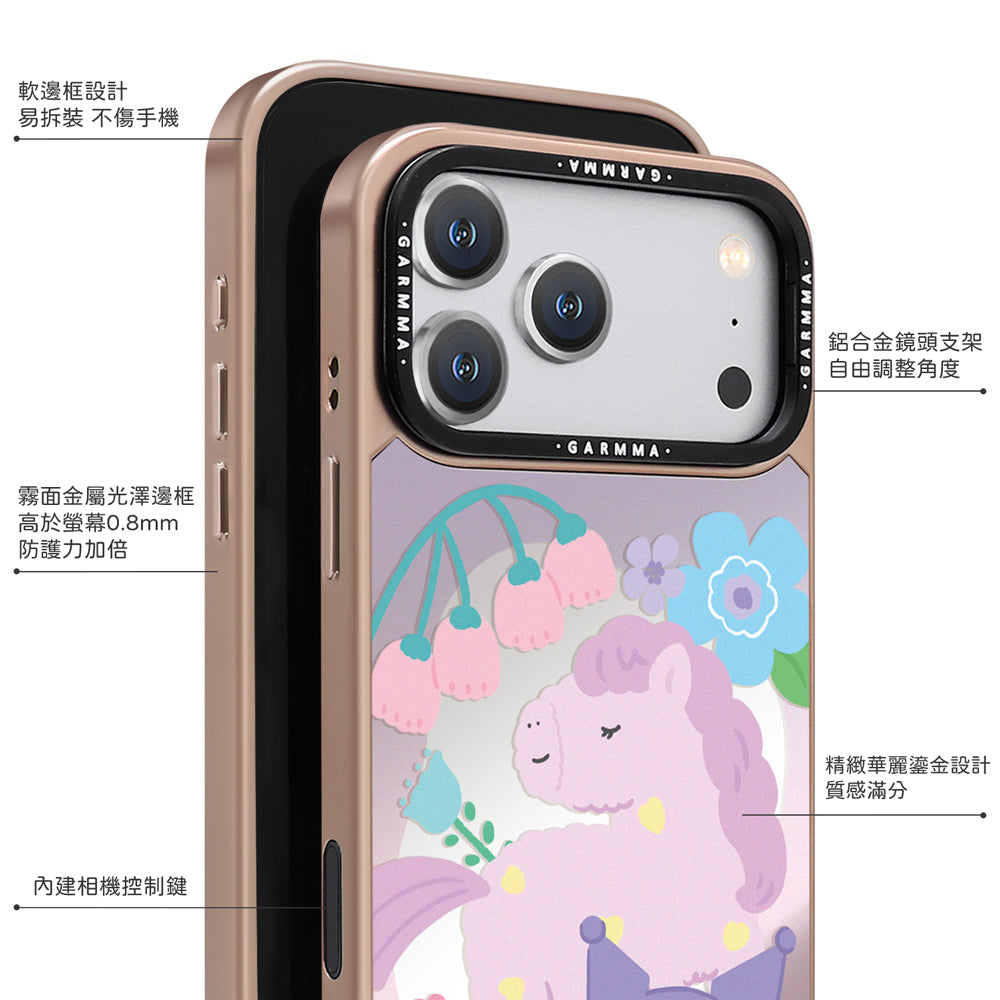 GARMMA Sanrio Characters Year of the Horse MagSafe Mirror Back Lens Stand Case Cover