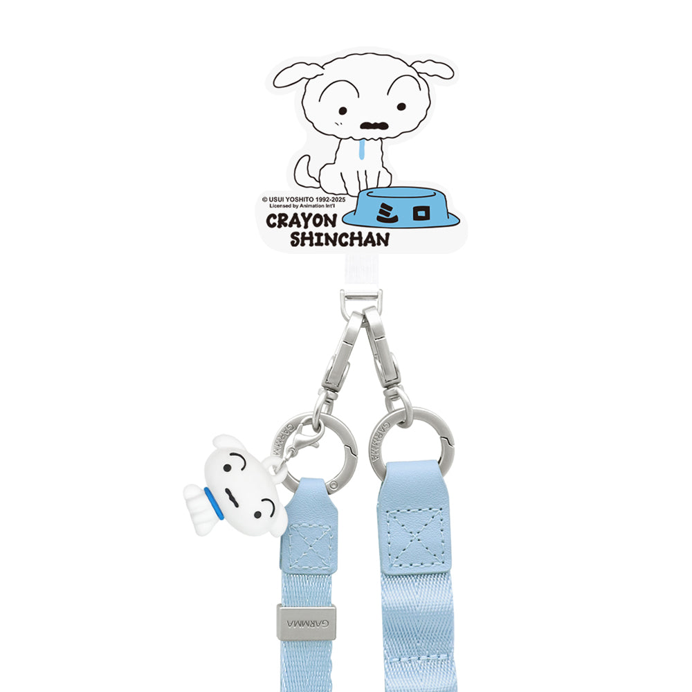 GARMMA Crayon Shin-chan Doll Charm Phone Lanyard Cross-body Strap