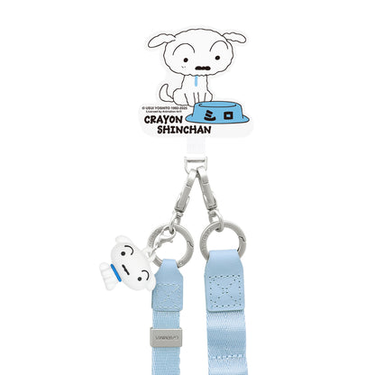 GARMMA Crayon Shin-chan Doll Charm Phone Lanyard Cross-body Strap