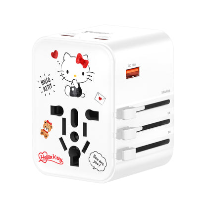 XPower x Sanrio 25W 4-Output PD 3.0/PPS Travel Adapter Universal Plug
