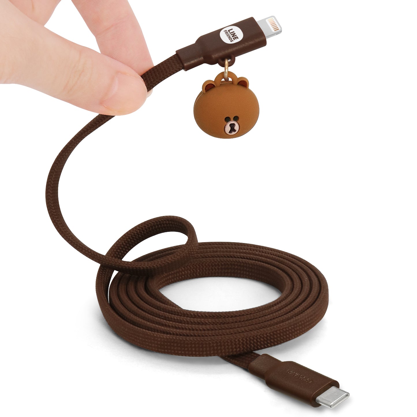 GARMMA Line Friends 27W Type-C to Lightning Magnetic PD Fast Charging Cable