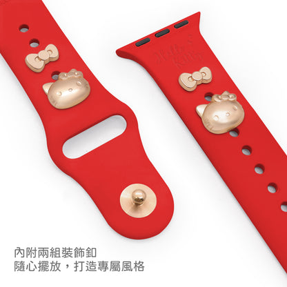 GARMMA Hello Kitty Comfortable Band Skin-Friendly Strap Set for Apple Watch