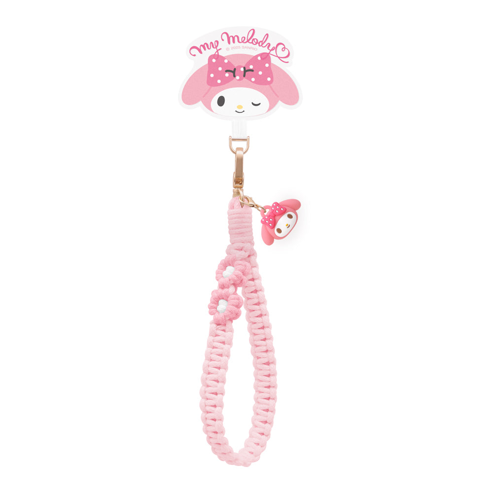GARMMA Sanrio Characters Doll Charm Buckle Strap Anti-lost Braided Adjustable Phone Lanyard