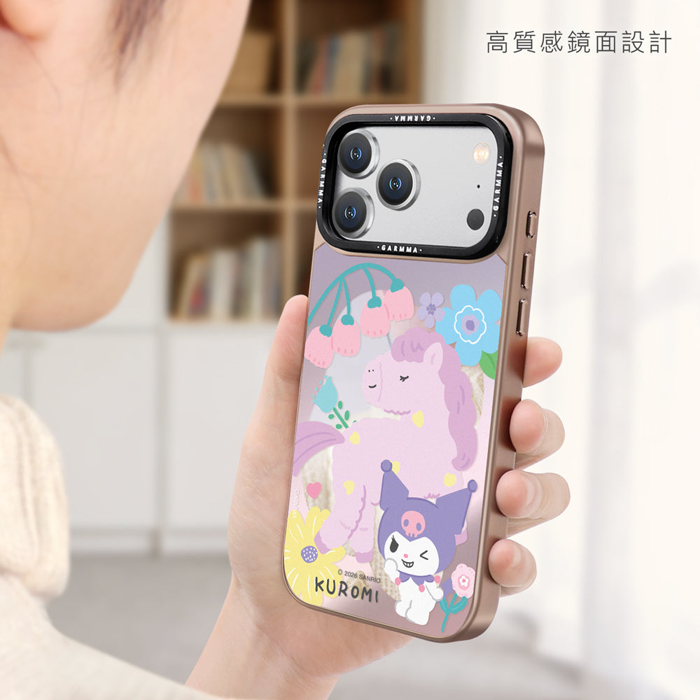 GARMMA Sanrio Characters Year of the Horse MagSafe Mirror Back Lens Stand Case Cover