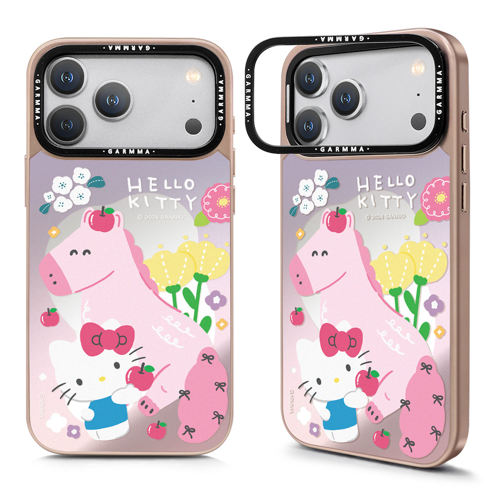 GARMMA Sanrio Characters Year of the Horse MagSafe Mirror Back Lens Stand Case Cover