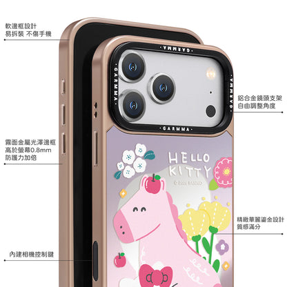 GARMMA Sanrio Characters Year of the Horse MagSafe Mirror Back Lens Stand Case Cover