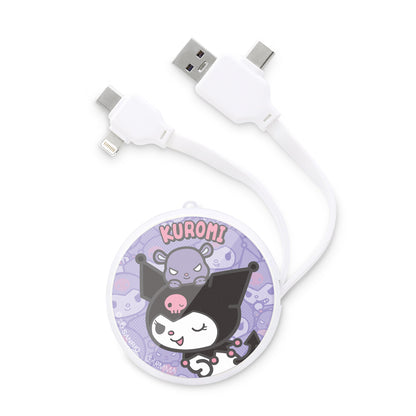 GARMMA Sanrio Characters PD Fast Charge Lightning+Type-C Extracted Extension Cable