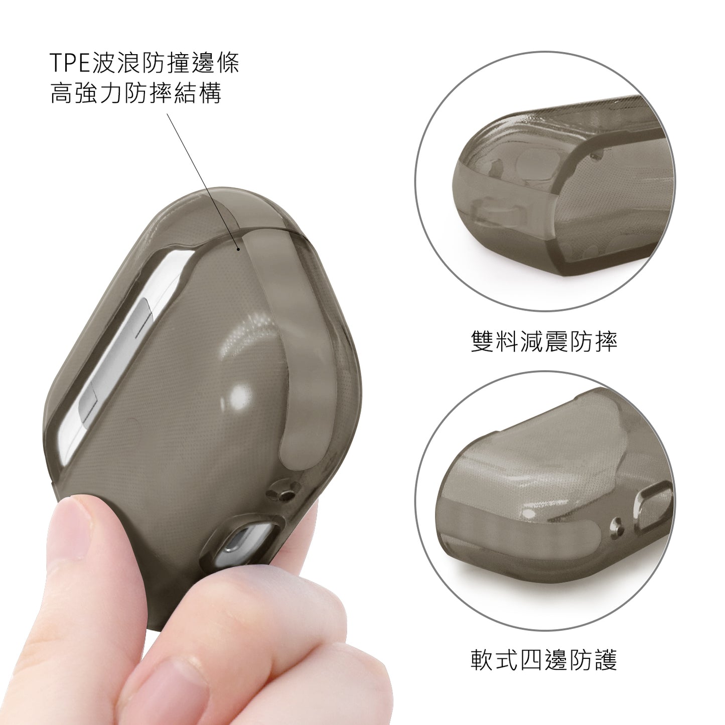 GARMMA Crayon Shin-chan Apple AirPods 4 / Pro 3 Charging Case Cover with Metal Hook
