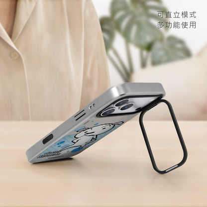 GARMMA Crayon Shin-chan MagSafe Mirror Back Lens Stand Case Cover