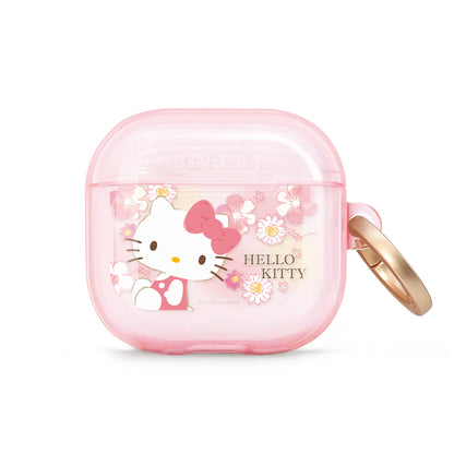 GARMMA Sanrio Characters Apple AirPods Pro 2/1 & AirPods 4 Charging Case Cover with Metal Hook