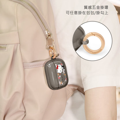 GARMMA Sanrio Characters Apple AirPods 4 / Pro 3 Charging Case Cover with Metal Hook