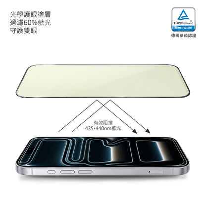 GARMMA Chiikawa Low-Blue-Light Invisible Pattern Screen Off Print Tempered Glass Screen Protector