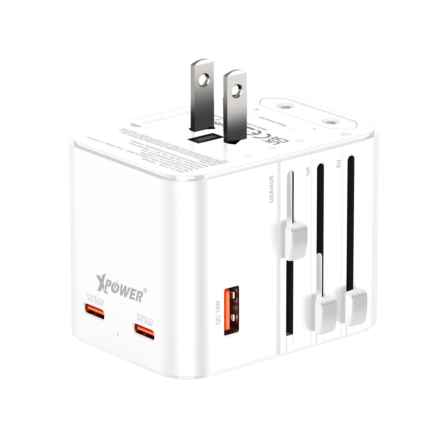 XPower x Sanrio 25W 4-Output PD 3.0/PPS Travel Adapter Universal Plug