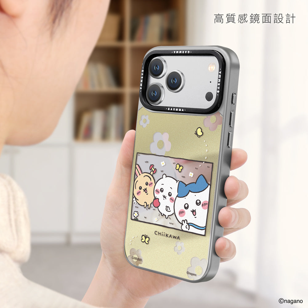 GARMMA Chiikawa Characters MagSafe Mirror Back Lens Stand Protective Case