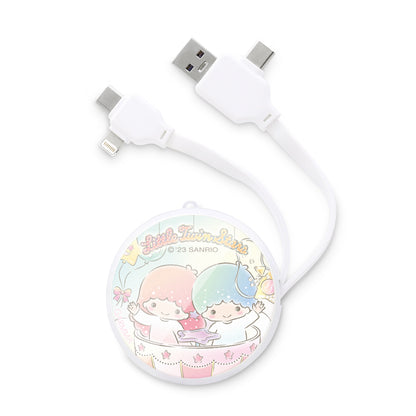 GARMMA Sanrio Characters PD Fast Charge Lightning+Type-C Extracted Extension Cable