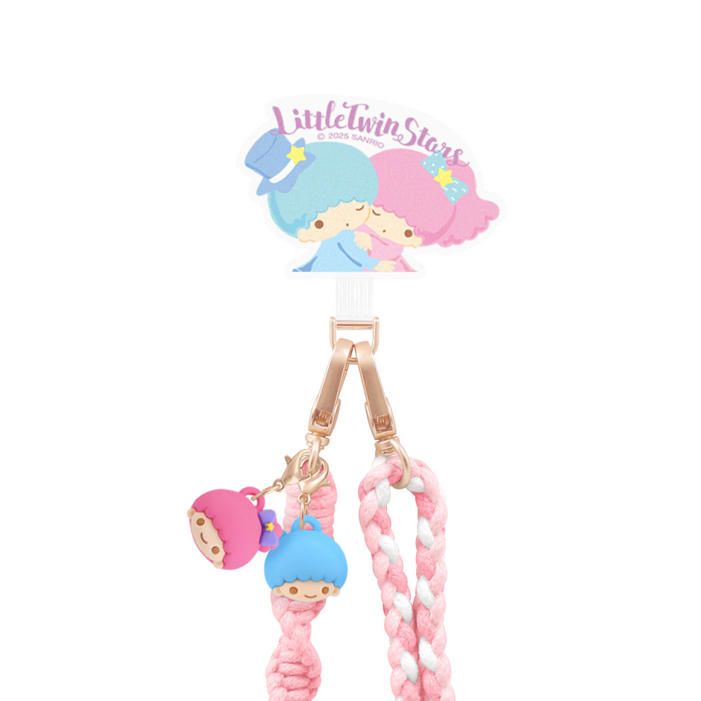 GARMMA Sanrio Characters Doll Charm Phone Buckle Strap Anti-lost Braided Adjustable Lanyard