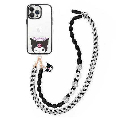 GARMMA Sanrio Characters Doll Charm Phone Buckle Strap Anti-lost Braided Adjustable Lanyard