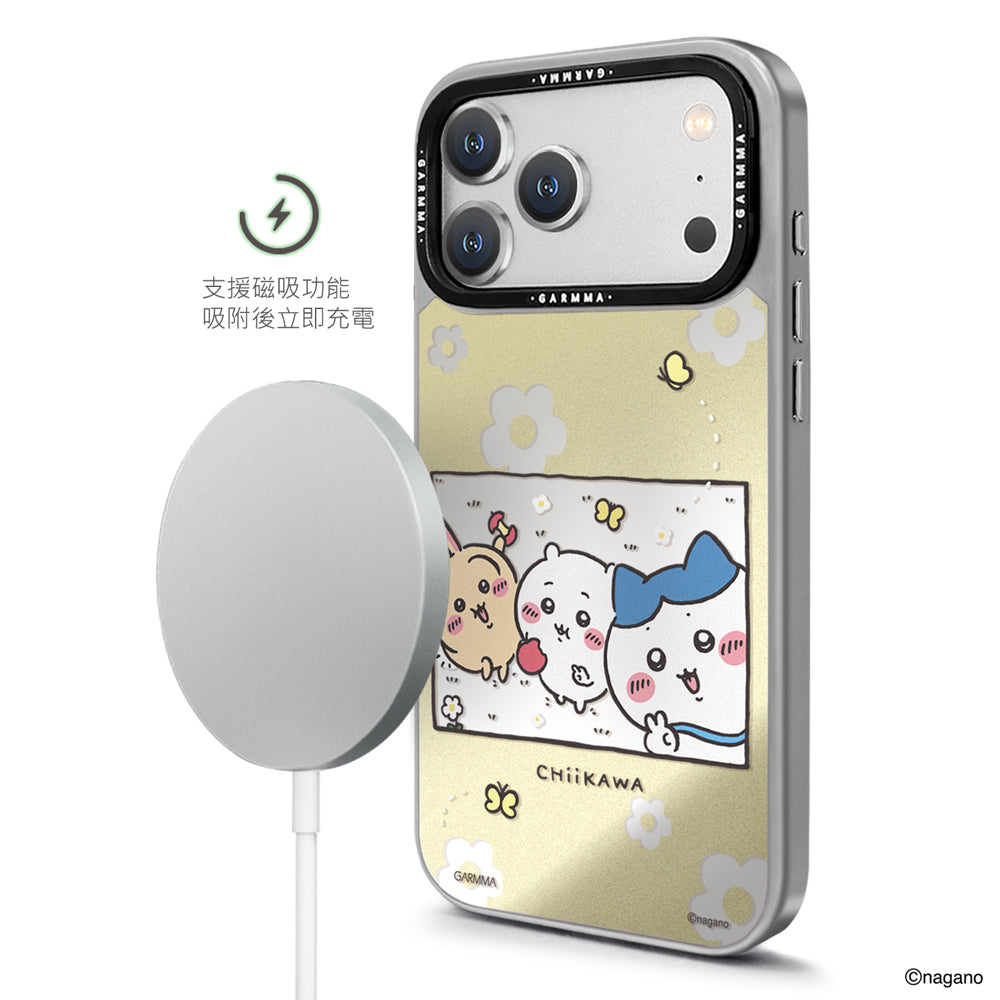 GARMMA Chiikawa Characters MagSafe Mirror Back Lens Stand Protective Case