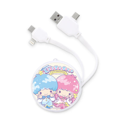 GARMMA Sanrio Characters 50th Anniversary PD Fast Charge Lightning+Type-C Extracted Extension Cable