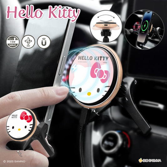 GARMMA Sanrio Characters 15W MagSafe Charger Car Wireless Charging Bracket