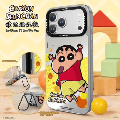 GARMMA Crayon Shin-chan MagSafe Mirror Back Lens Stand Case Cover