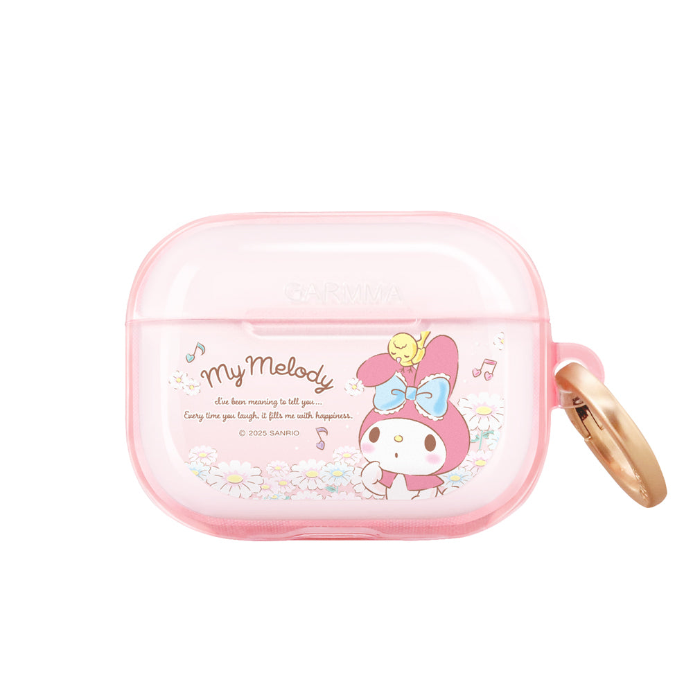 GARMMA Sanrio Characters Apple AirPods 4 / Pro 3 Charging Case Cover with Metal Hook