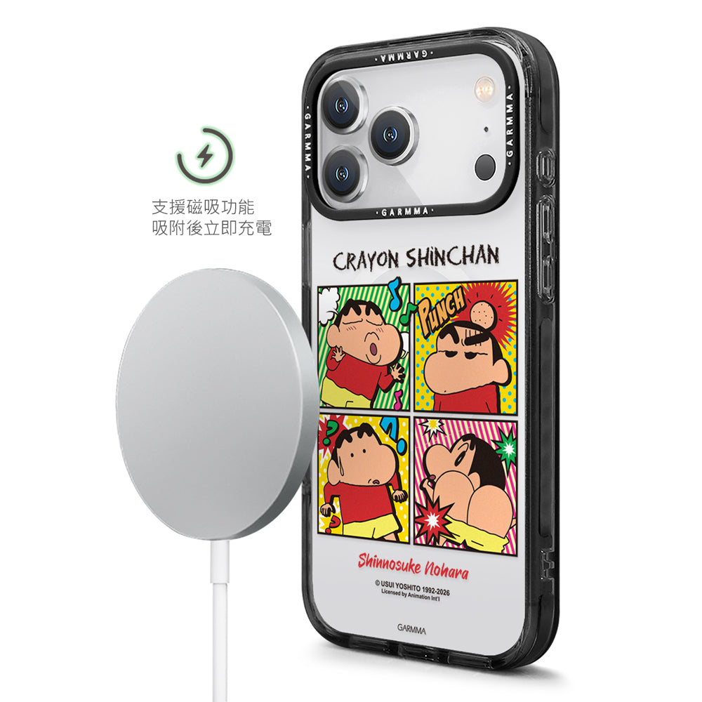 GARMMA Crayon Shin-chan Comic MagSafe Premium Military Grade Drop Tested Impact Case Cover