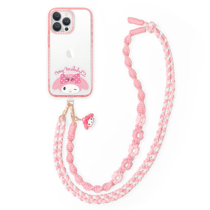 GARMMA Sanrio Characters Doll Charm Phone Buckle Strap Anti-lost Braided Adjustable Lanyard