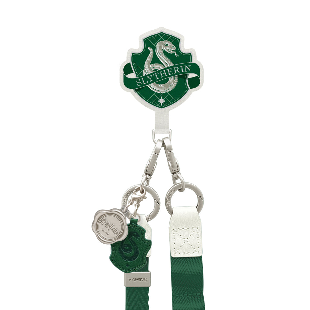 GARMMA Harry Potter Leather+Metal Charm 2-in-1 Detachable Phone Lanyard Cross-body Strap