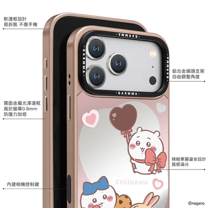 GARMMA Chiikawa Characters MagSafe Mirror Back Lens Stand Protective Case