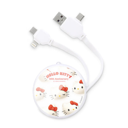 GARMMA Sanrio Characters PD Fast Charge Lightning+Type-C Extracted Extension Cable