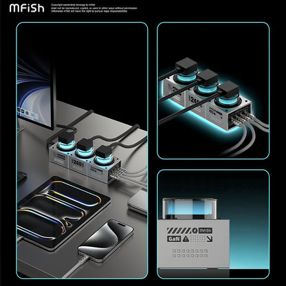 Mfish E-Tank Power Station 240W GaN PD Desktop Charger