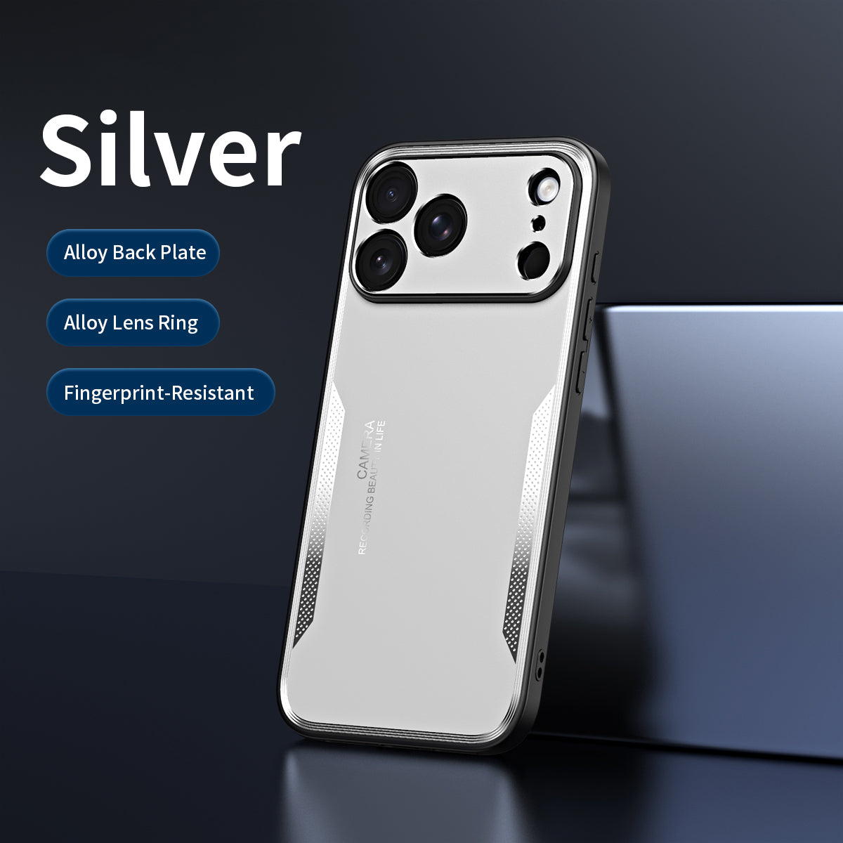 Armor King Fengshang TPU Frame Alloy Lens Protector Metal Backplate Case Cover