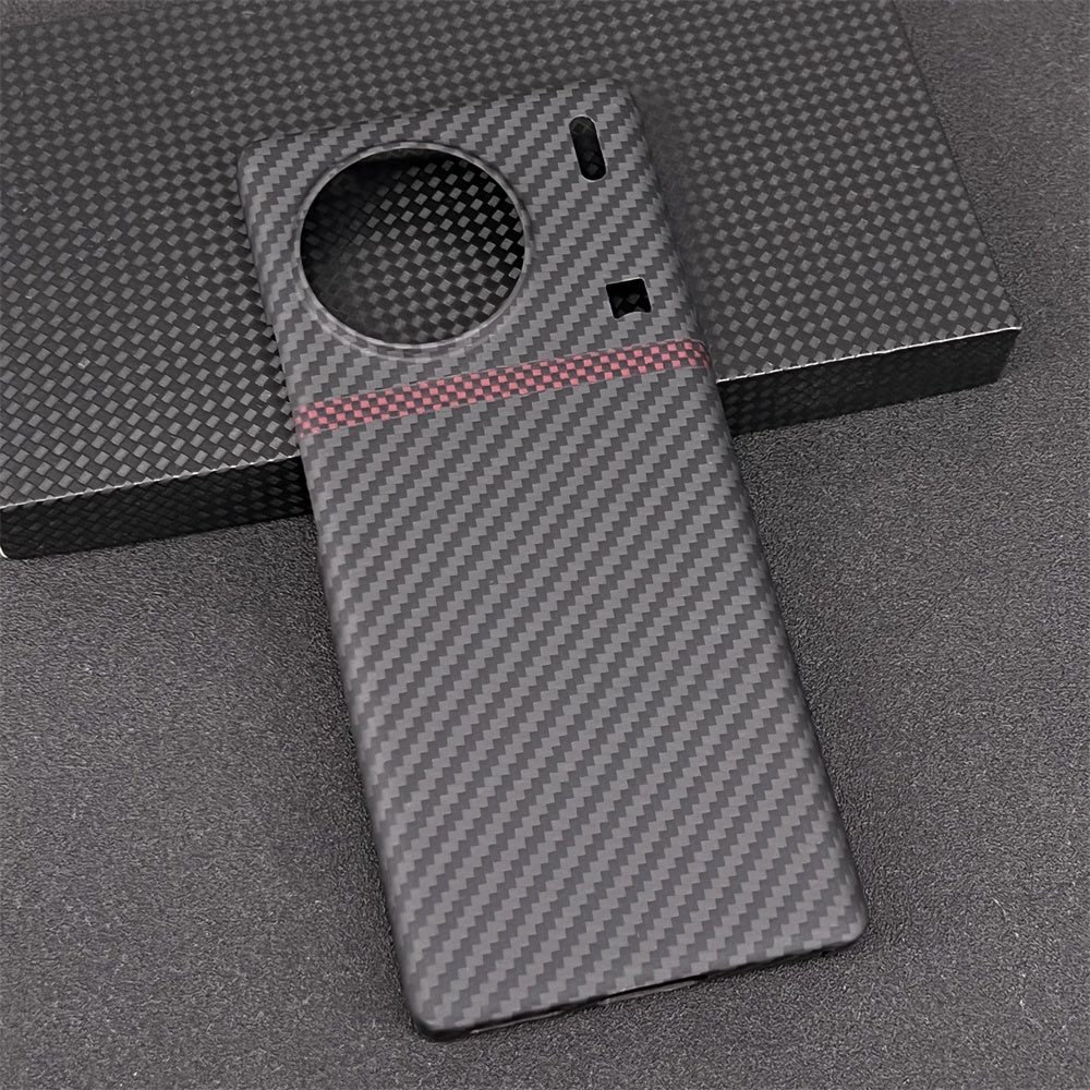 Oatsbasf Luxury Pure Carbon Fiber Case for vivo X90 Series Smartphones