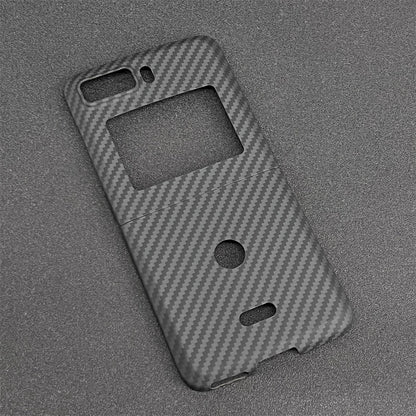 Oatsbasf Luxury Pure Carbon Fiber Case for Motorola Razr Smartphones