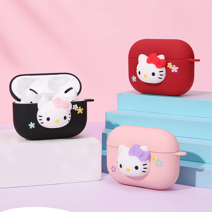 UKA 3D Hello Kitty Matte Touch Apple AirPods Pro/2&1 Charging Case Cover