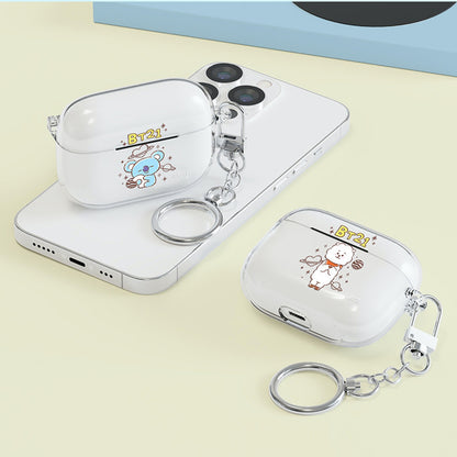 BT21 Basic Sketch Clear Slim Apple AirPods Case Cover