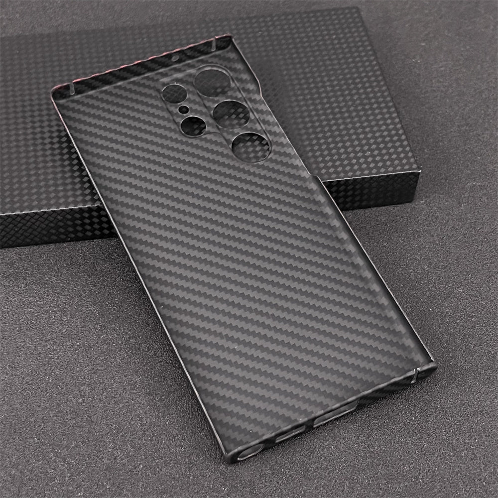 Oatsbasf Luxury Pure Aramid Fiber Case for Samsung Galaxy S23 Series Smartphones