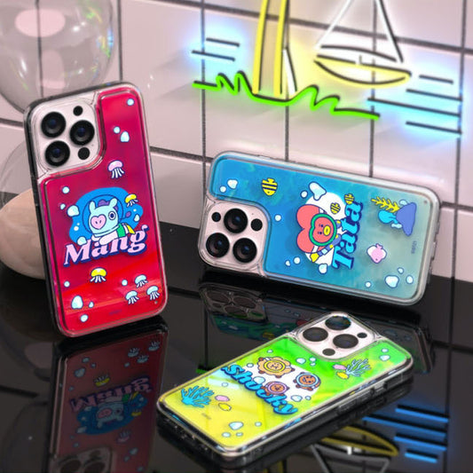 BT21 Let's Splash Neon Aqua Case Cover