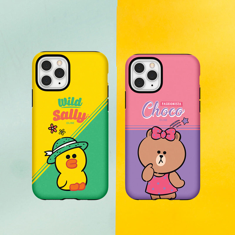 Line Friends Play Dual Layer TPU+PC Shockproof Guard Up Combo Case Cover