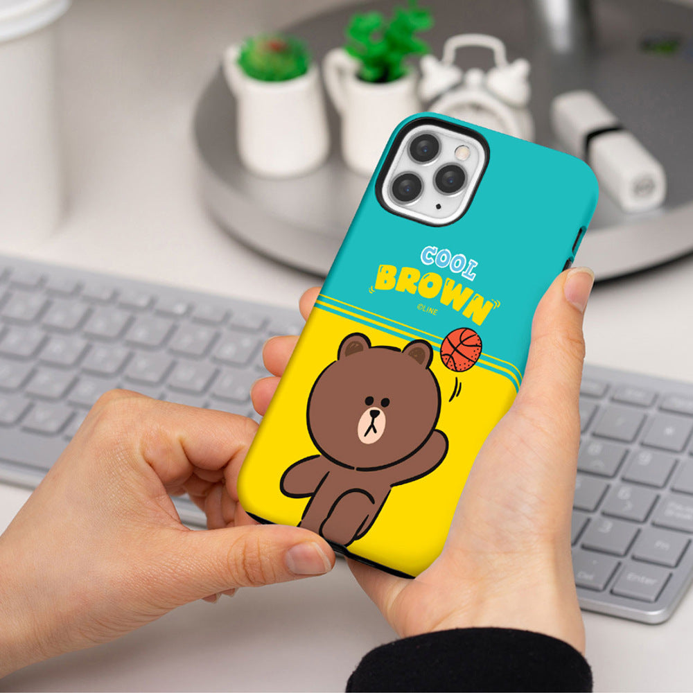 Line Friends Play Dual Layer TPU+PC Shockproof Guard Up Combo Case Cover