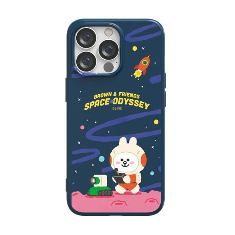 Line Friends Liquid Silicone Soft Color Jelly Back Case Cover