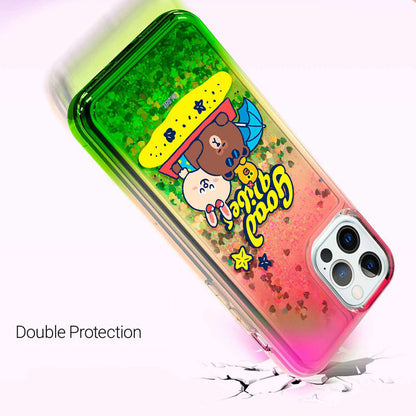 Line Friends Beach Bling Aqua Case Cover