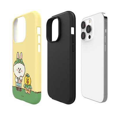 Line Friends Garden Dual Layer TPU+PC Shockproof Guard Up Combo Case Cover