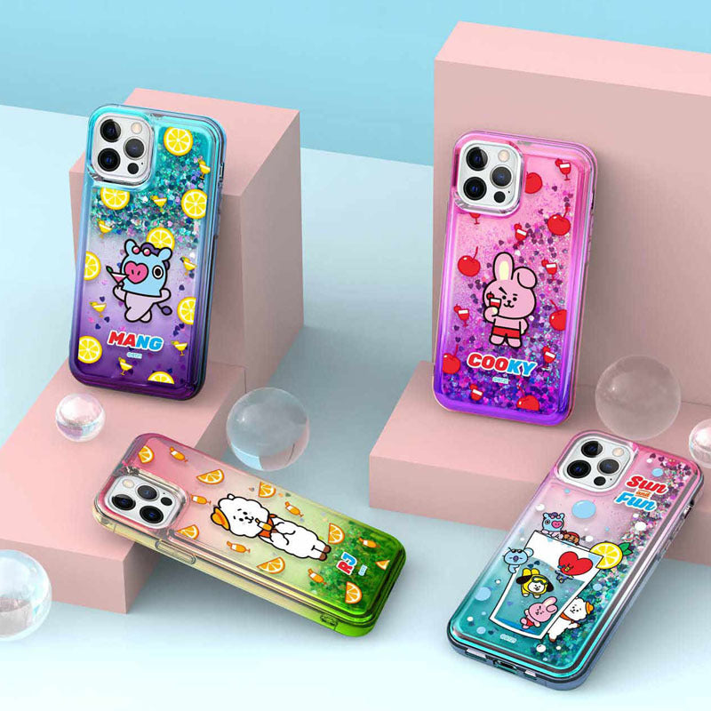 BT21 Dolce Bling Aqua Case Cover