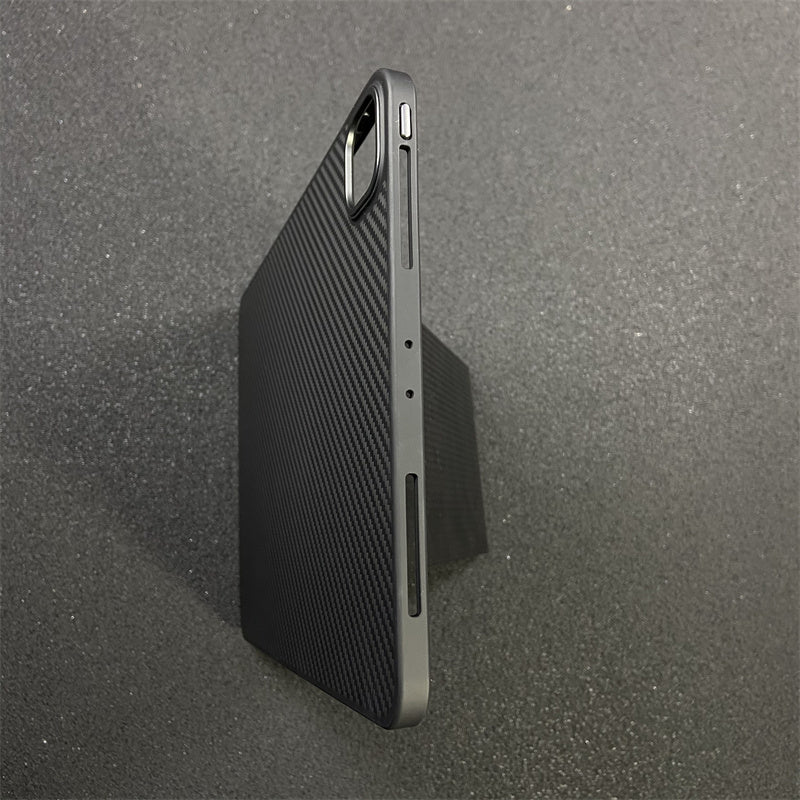 Oatsbasf Military-Grade Drop Protection Hybrid Carbon Fiber Case for Apple iPad