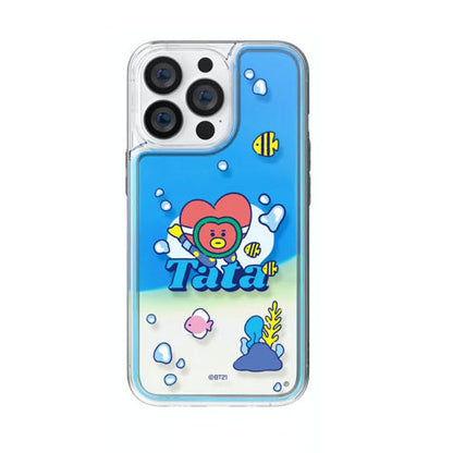 BT21 Let's Splash Neon Aqua Case Cover