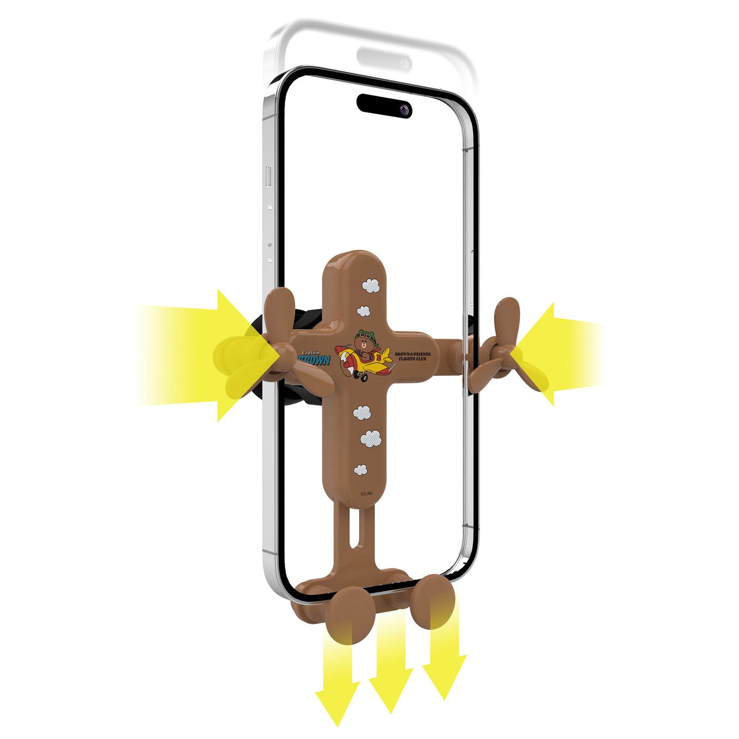 Line Friends Ride Car Gravity Bracket Phone Holder