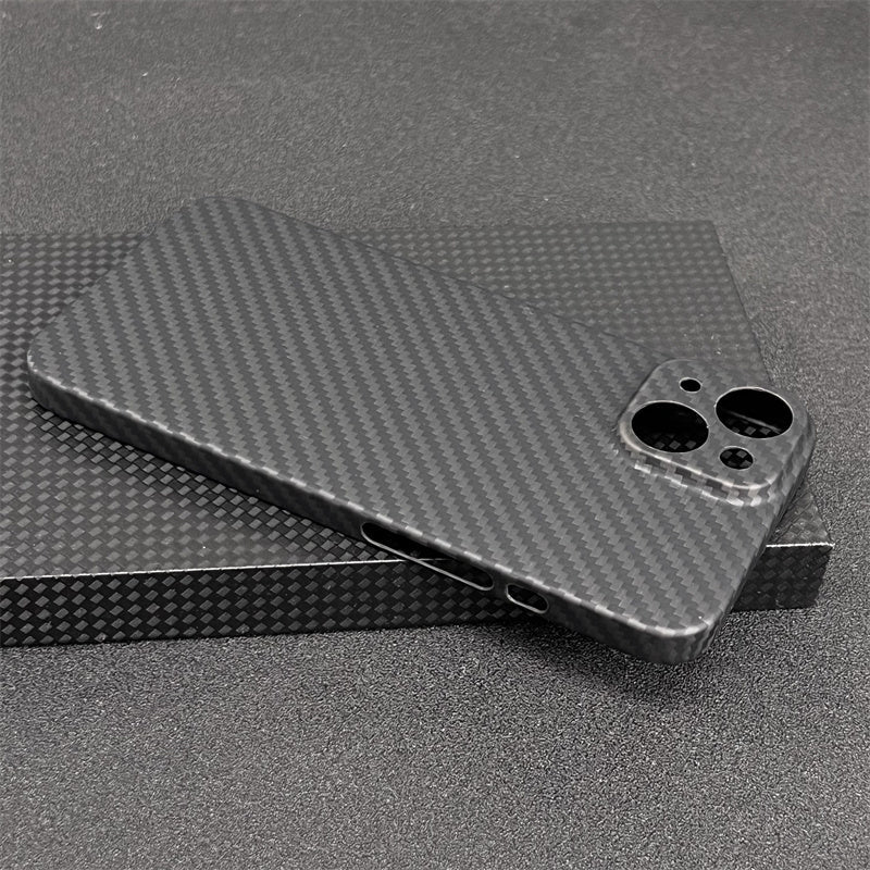 Oatsbasf Luxury Pure Carbon Fiber Case for Apple iPhone 14 Plus / iPhone 14